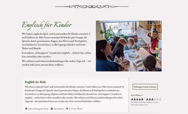 Web-Auftritt für den Lernsalon Halle e.V. screenshot