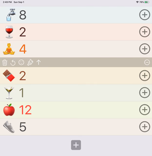 UpMoji — Gewohnheitstracker für iOS und Apple Watch screenshot